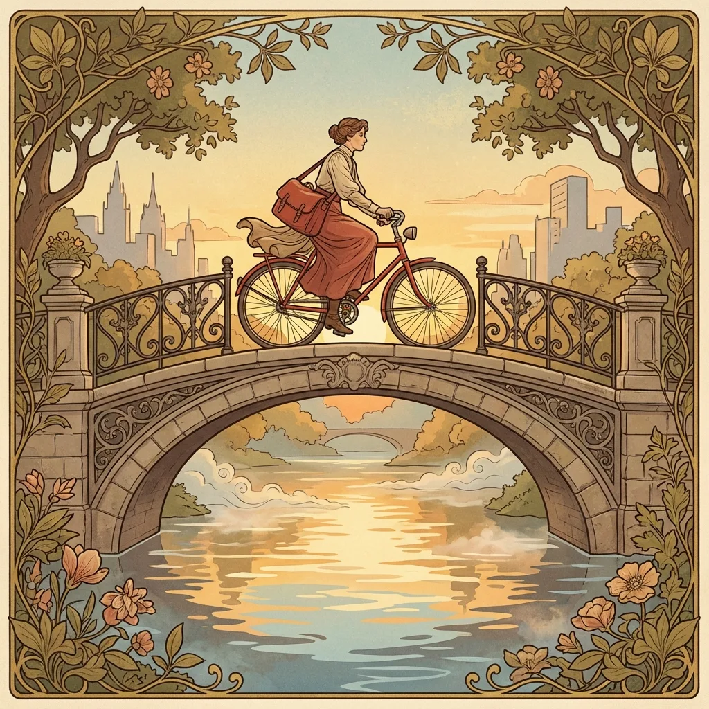 Art Nouveau poster recreation with gemini-3-pro-image-preview