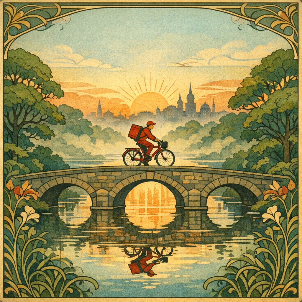 Art Nouveau poster recreation with gpt-image-1.5